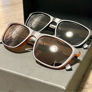 Mack Russo 2 pack sunglasses black brown unisex